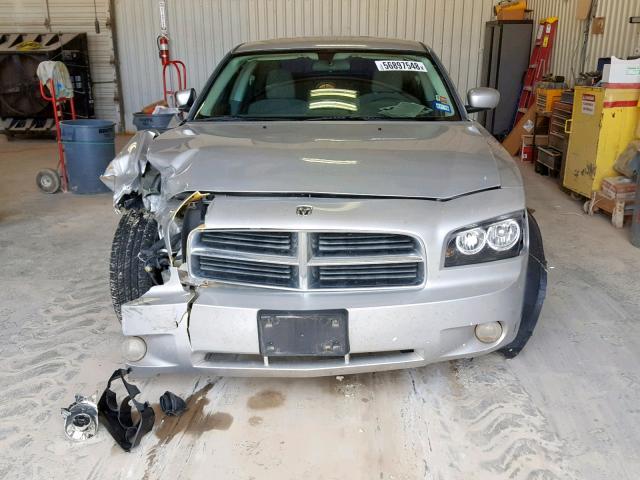 2B3CA3CV3AH227376 - 2010 DODGE CHARGER SX SILVER photo 9