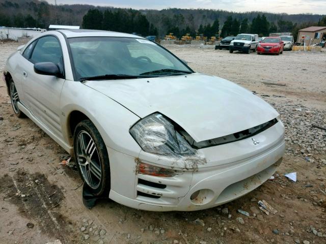 4A3AC74H85E005118 - 2005 MITSUBISHI ECLIPSE GT WHITE photo 1