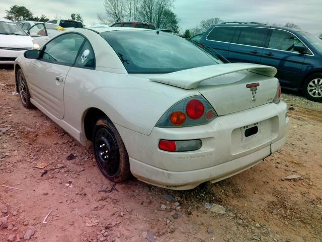 4A3AC74H85E005118 - 2005 MITSUBISHI ECLIPSE GT WHITE photo 3