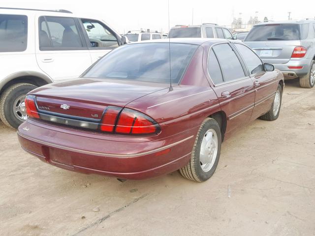 2G1WL52M4W9152532 - 1998 CHEVROLET LUMINA BAS BURGUNDY photo 4