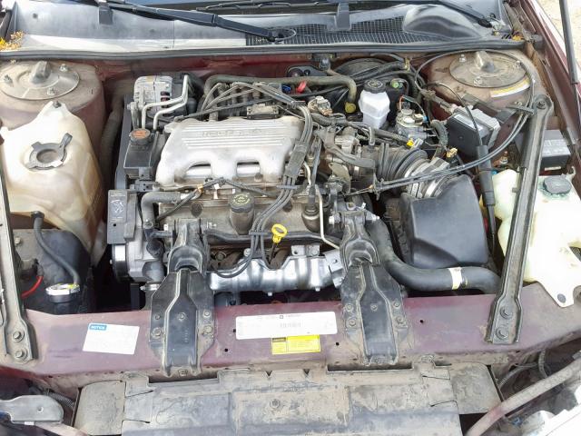 2G1WL52M4W9152532 - 1998 CHEVROLET LUMINA BAS BURGUNDY photo 7