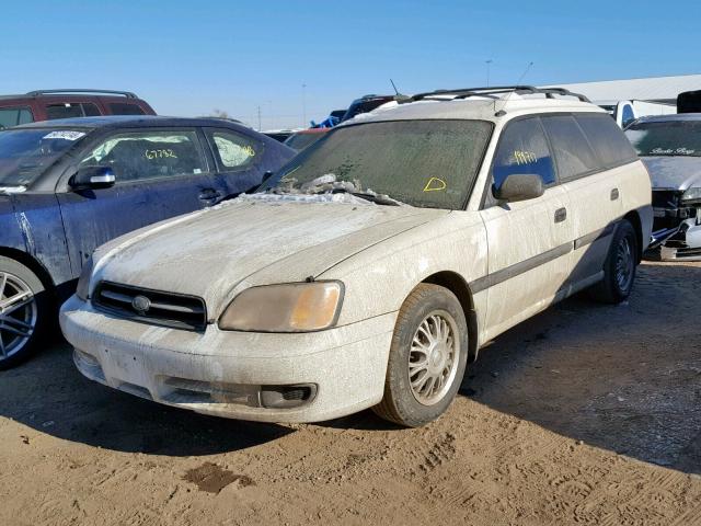 4S3BH6356Y7307123 - 2000 SUBARU LEGACY L SILVER photo 2