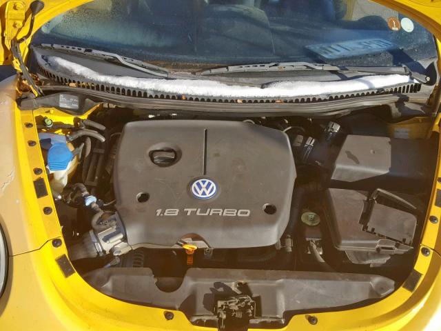 3VWCD21C7YM485250 - 2000 VOLKSWAGEN NEW BEETLE YELLOW photo 7