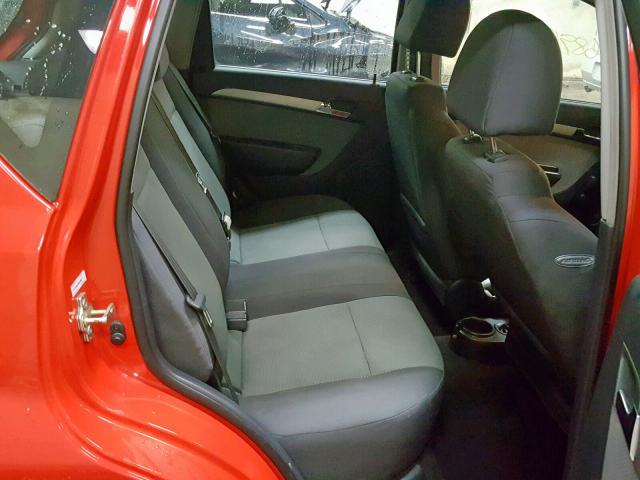 KL1TD66E39B349069 - 2009 CHEVROLET AVEO LS RED photo 6
