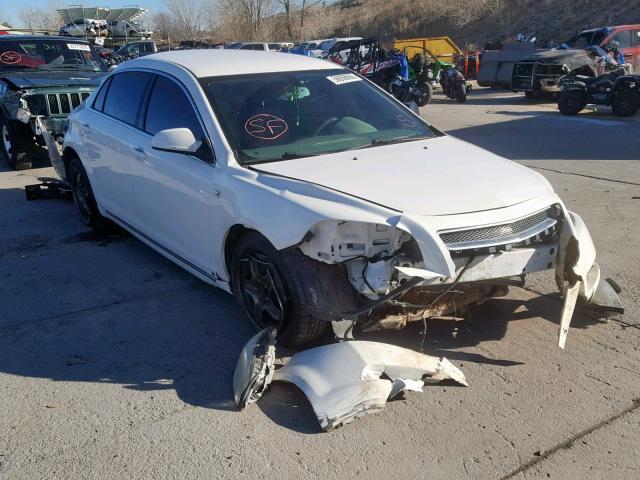 1G1ZH57B98F174753 - 2008 CHEVROLET MALIBU 1LT WHITE photo 1