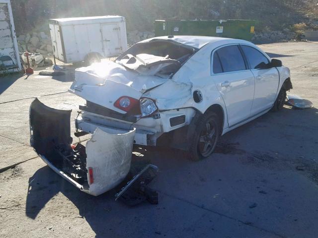 1G1ZH57B98F174753 - 2008 CHEVROLET MALIBU 1LT WHITE photo 4