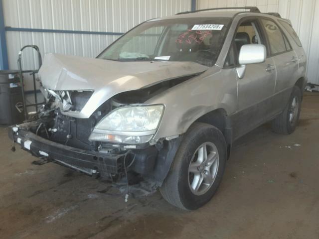 JTJHF10U510227810 - 2001 LEXUS RX 300 GRAY photo 2