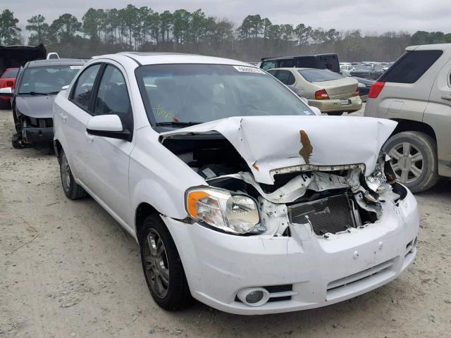 KL1TG5DE6BB116460 - 2011 CHEVROLET AVEO LT WHITE photo 1