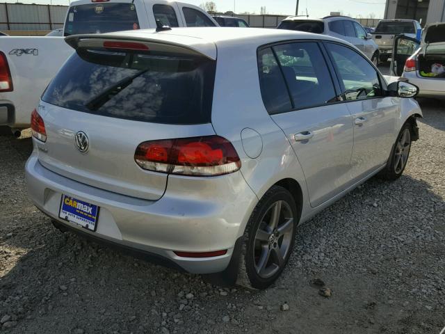 WVWDB7AJ2CW246626 - 2012 VOLKSWAGEN GOLF 银色 照片 4