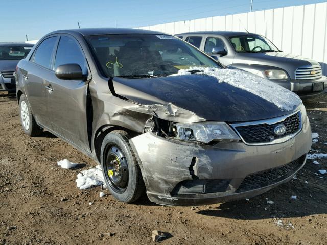 KNAFU4A26B5406552 - 2011 KIA FORTE EX BROWN photo 1