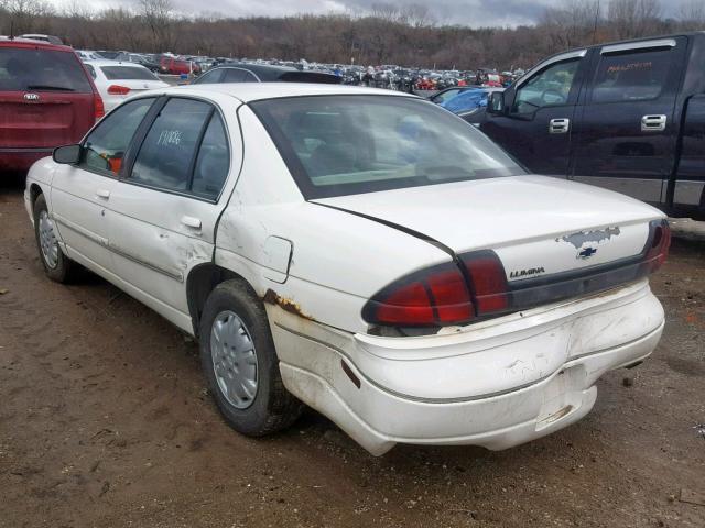 2G1WL52J511115065 - 2001 CHEVROLET LUMINA WHITE photo 3