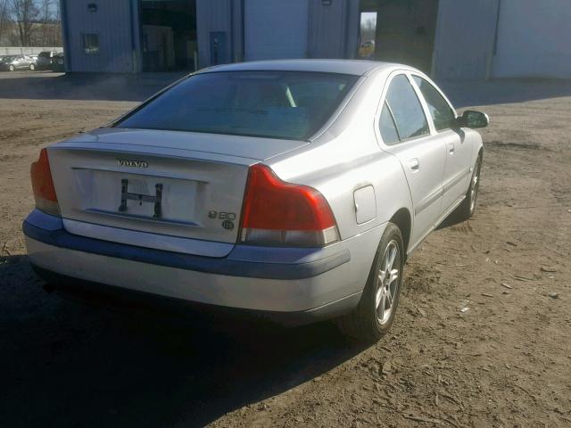 YV1RS61R622194214 - 2002 VOLVO S60 SILVER photo 4