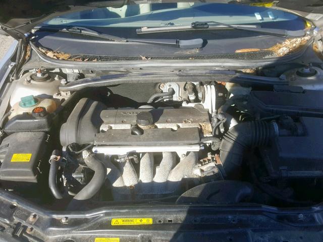 YV1RS61R622194214 - 2002 VOLVO S60 SILVER photo 7