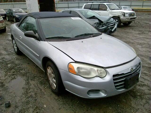 1C3EL45R64N407183 - 2004 CHRYSLER SEBRING LX SILVER photo 1