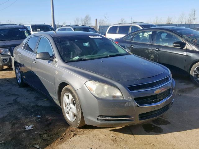 1G1ZG57BX8F167099 - 2008 CHEVROLET MALIBU LS ნაცრისფერი ფოტო 1