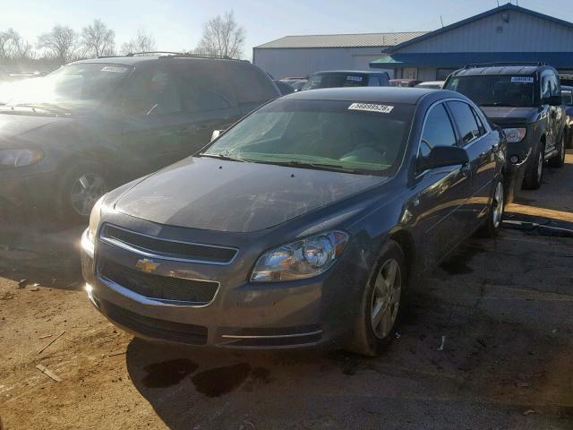 1G1ZG57BX8F167099 - 2008 CHEVROLET MALIBU LS ნაცრისფერი ფოტო 2
