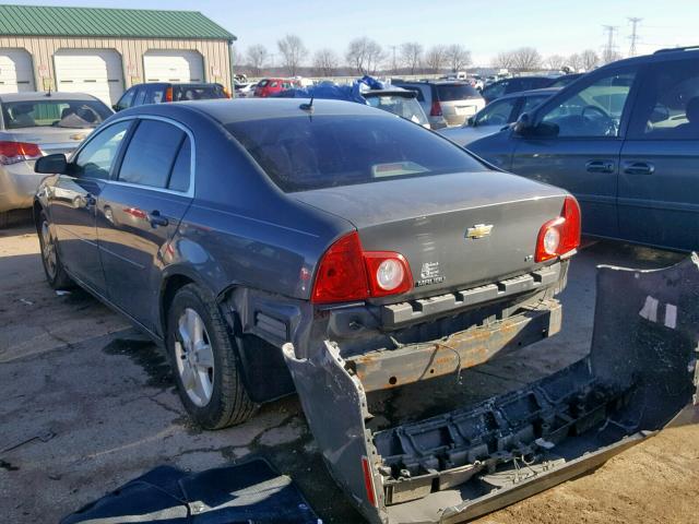 1G1ZG57BX8F167099 - 2008 CHEVROLET MALIBU LS ნაცრისფერი ფოტო 3