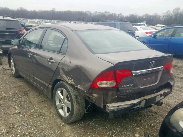 2HGFA1F65AH563228 - 2010 HONDA CIVIC LX-S ნაცრისფერი ფოტო 3