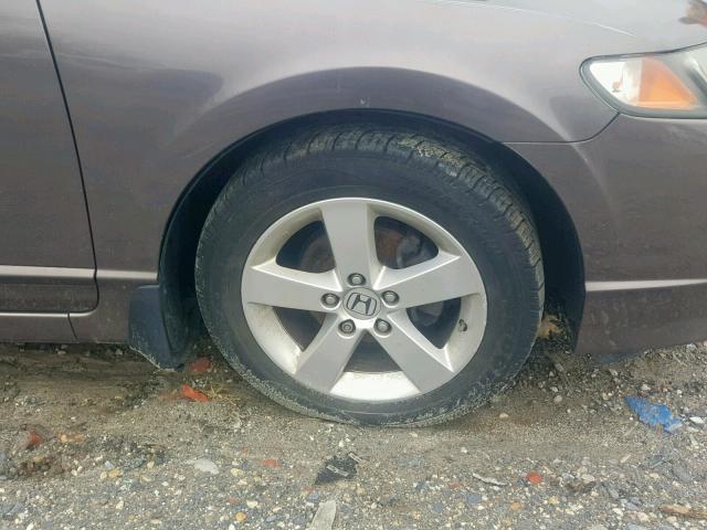 2HGFA1F65AH563228 - 2010 HONDA CIVIC LX-S ნაცრისფერი ფოტო 9