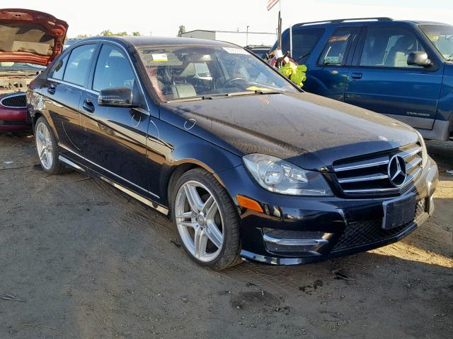 WDDGF4HB6ER303934 - 2014 MERCEDES-BENZ C 250 BLACK photo 1