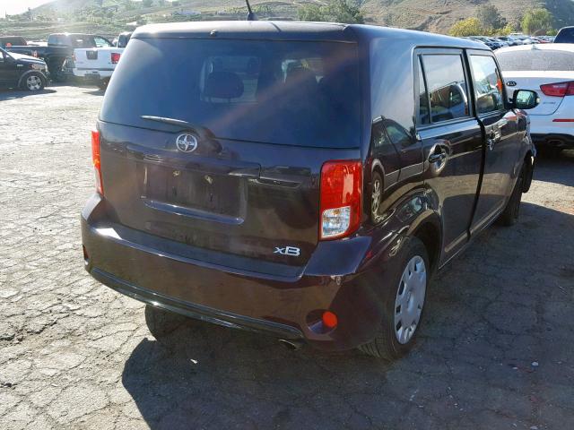 JTLZE4FE1FJ074408 - 2015 TOYOTA SCION XB 栗色 照片 4