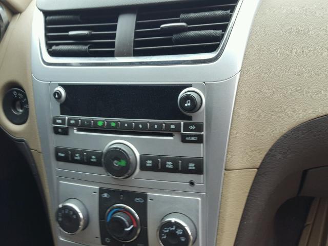 1G1ZA5E01AF113487 - 2010 CHEVROLET MALIBU LS ოქროსფერი ფოტო 9