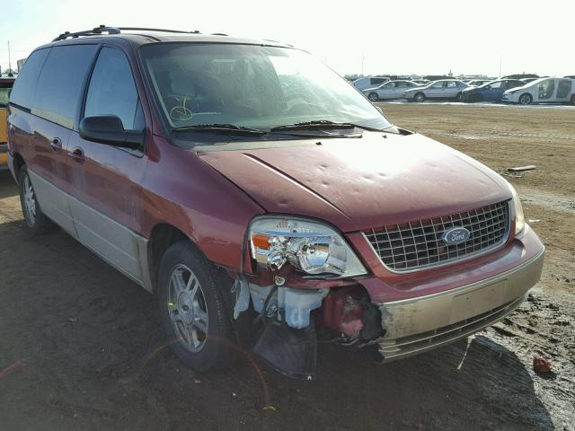 2FMDA58214BA30576 - 2004 FORD FREESTAR L RED photo 1