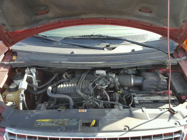 2FMDA58214BA30576 - 2004 FORD FREESTAR L RED photo 7