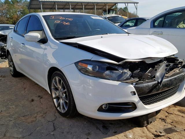 1C3CDFBB1FD174104 - 2015 DODGE DART SXT WHITE photo 1