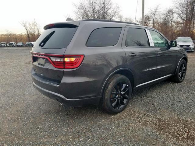 1C4SDJCT5JC439350 - 2018 DODGE DURANGO R/ GRAY photo 4