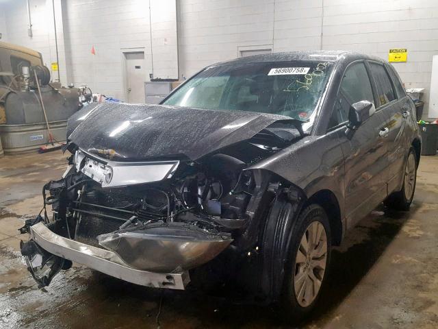 5J8TB1H20AA008566 - 2010 ACURA RDX GRAY photo 2