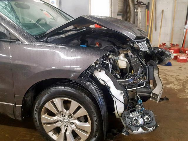 5J8TB1H20AA008566 - 2010 ACURA RDX GRAY photo 9