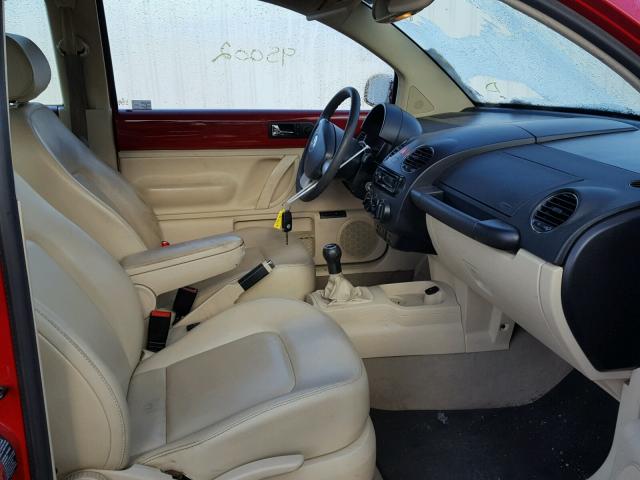 3VWRW31C16M403679 - 2006 VOLKSWAGEN NEW BEETLE Qırmızı foto 5