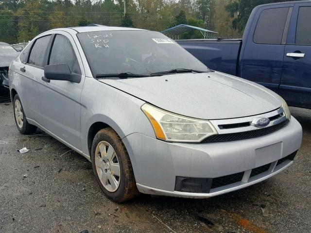 1FAHP34N38W243550 - 2008 FORD FOCUS S/SE SILVER photo 1