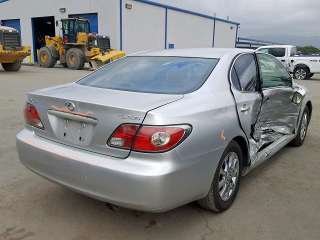 JTHBA30G840007304 - 2004 LEXUS ES 330 SILVER photo 4