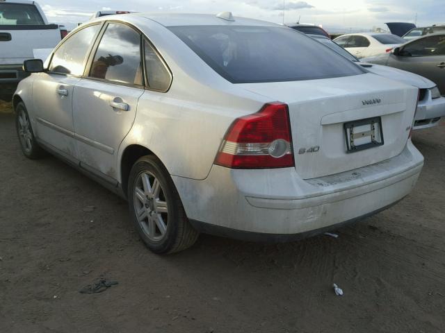 YV1MS382662209964 - 2006 VOLVO S40 2.4I WHITE photo 3