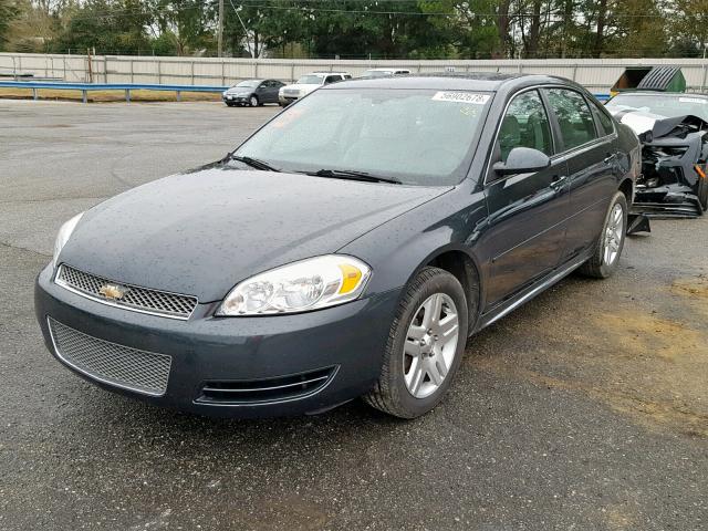 2G1WB5E38F1106545 - 2015 CHEVROLET IMPALA LIM BLACK photo 2