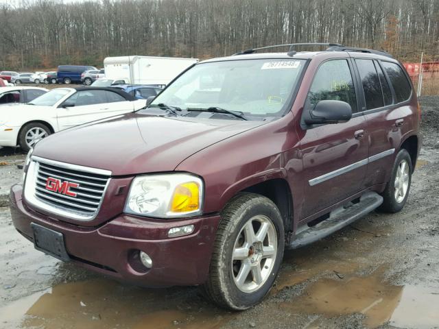 1GKDT13S072157588 - 2007 GMC ENVOY BURGUNDY photo 2