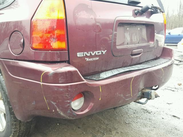 1GKDT13S072157588 - 2007 GMC ENVOY BURGUNDY photo 9