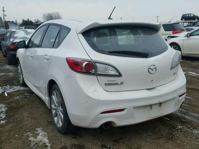 JM1BL1K68B1452203 - 2011 MAZDA 3 S WHITE photo 3