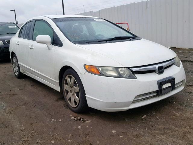 2HGFA16526H518777 - 2006 HONDA CIVIC LX WHITE photo 9