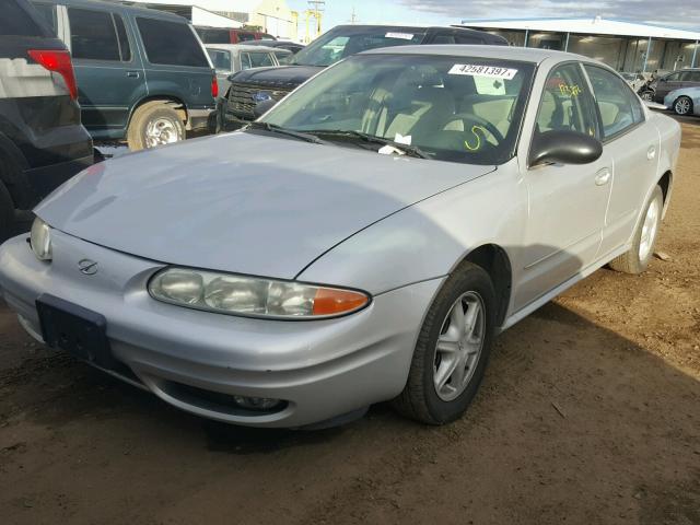 1G3NL52F14C110331 - 2004 OLDSMOBILE ALERO GL SILVER photo 2