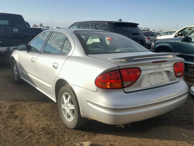 1G3NL52F14C110331 - 2004 OLDSMOBILE ALERO GL SILVER photo 3