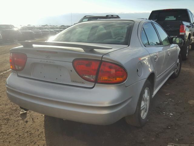 1G3NL52F14C110331 - 2004 OLDSMOBILE ALERO GL SILVER photo 4