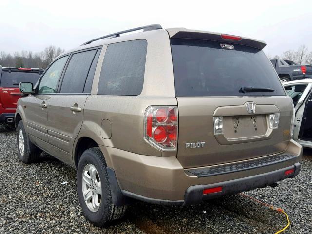 5FNYF28228B025594 - 2008 HONDA PILOT VP GOLD photo 3