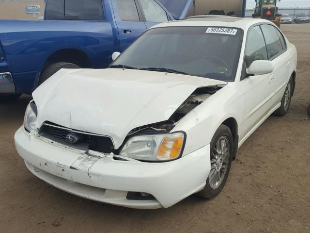 4S3BE635237208770 - 2003 SUBARU LEGACY L WHITE photo 2