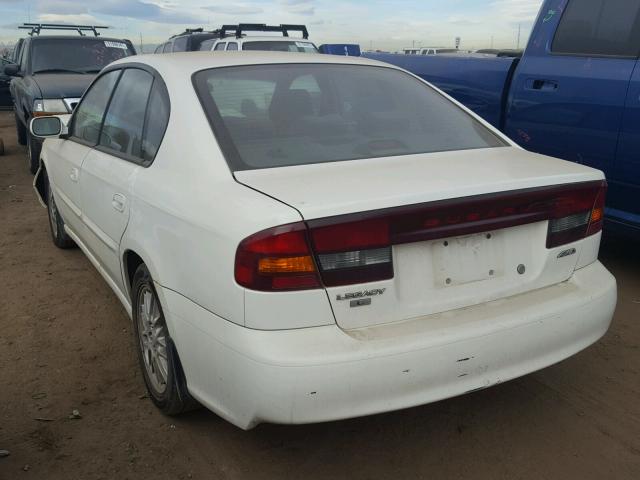 4S3BE635237208770 - 2003 SUBARU LEGACY L WHITE photo 3