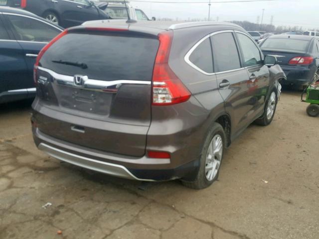 2HKRM3H79GH528910 - 2016 HONDA CR-V EXL GRAY photo 4