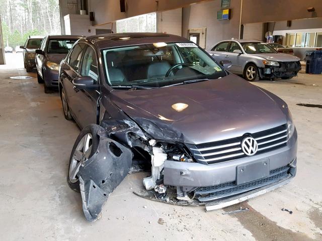 1VWBP7A39DC056767 - 2013 VOLKSWAGEN PASSAT SE CHARCOAL photo 1