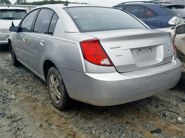 1G8AJ55F17Z159394 - 2007 SATURN ION LEVEL SILVER photo 3